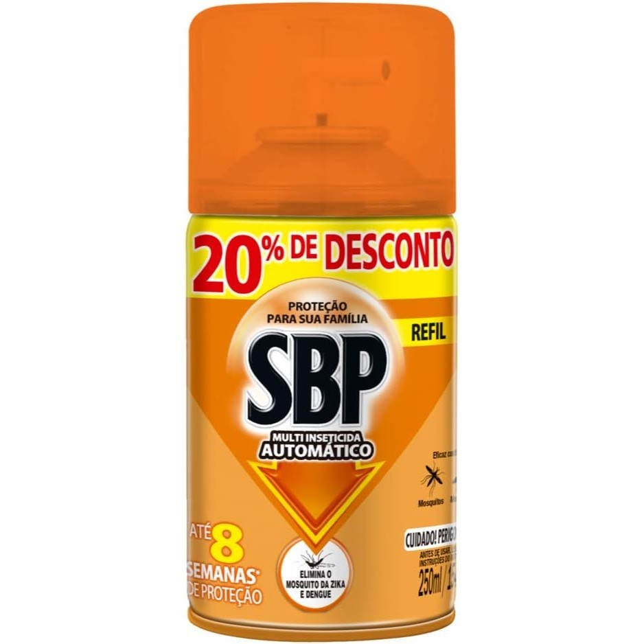 COD 7394 INSETICIDA REFIL SPRAY 250ML SBP